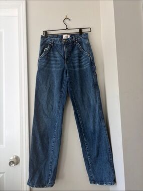 BDG Medium Blue Denim Jeans with Contrast Stitching